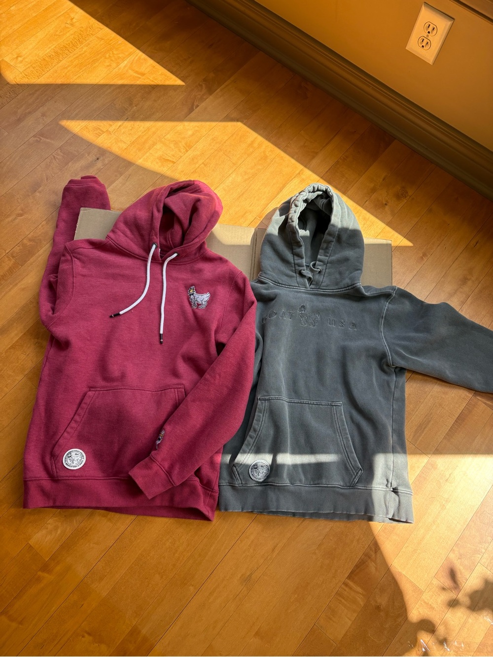 2 GOAT USA Hooded Pullover Sweatshirt - Men